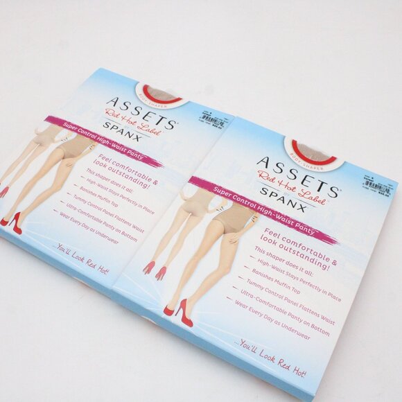 Spanx Assets Red Hot Label Super Control High Waist Panty Brief Size 6 NWT Lot - Picture 1 of 7
